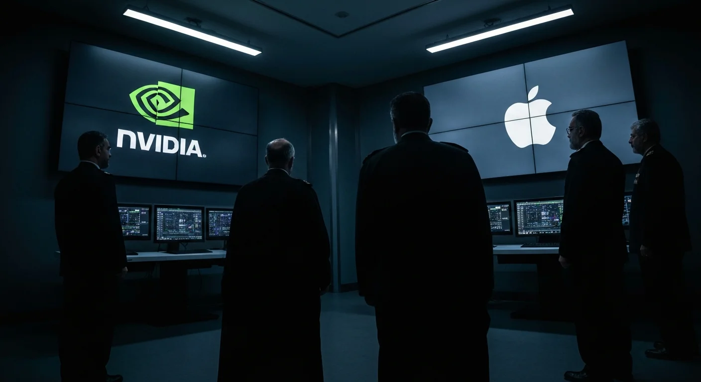 Iran's Revolutionary Guard Threatens Strikes on Nvidia, Apple, and 16 Other US Tech Giants